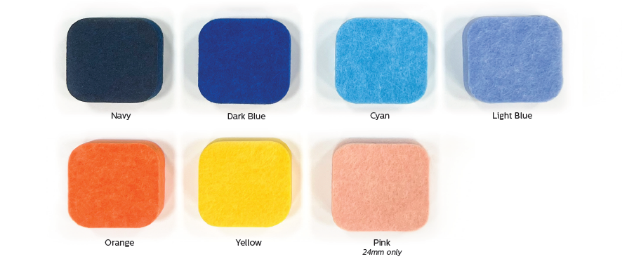 acoustic polyester colour chart