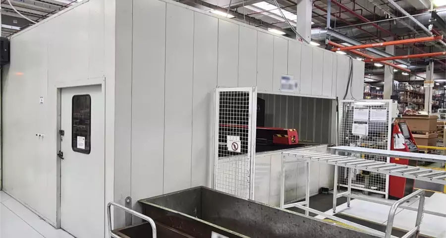 Modular industrial noise enclosures AC80 noise enclosure booth in factory