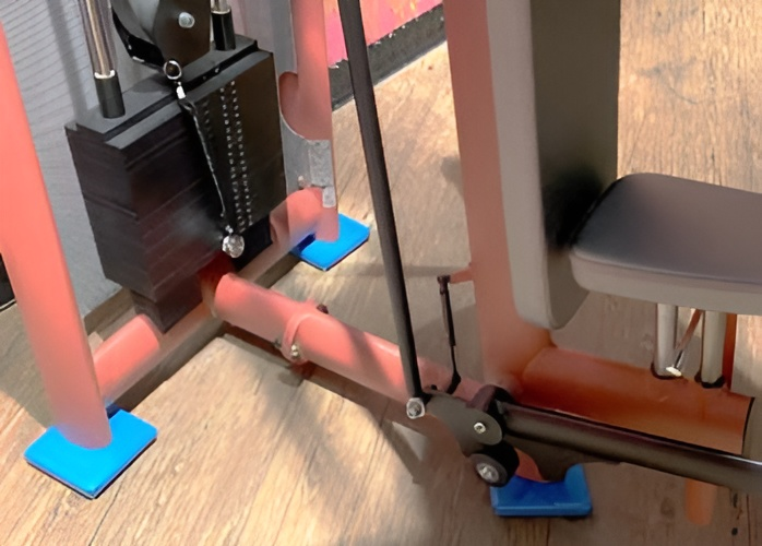weight stack isolation pads