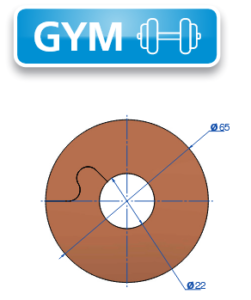gym weight stack anti-thump washers 