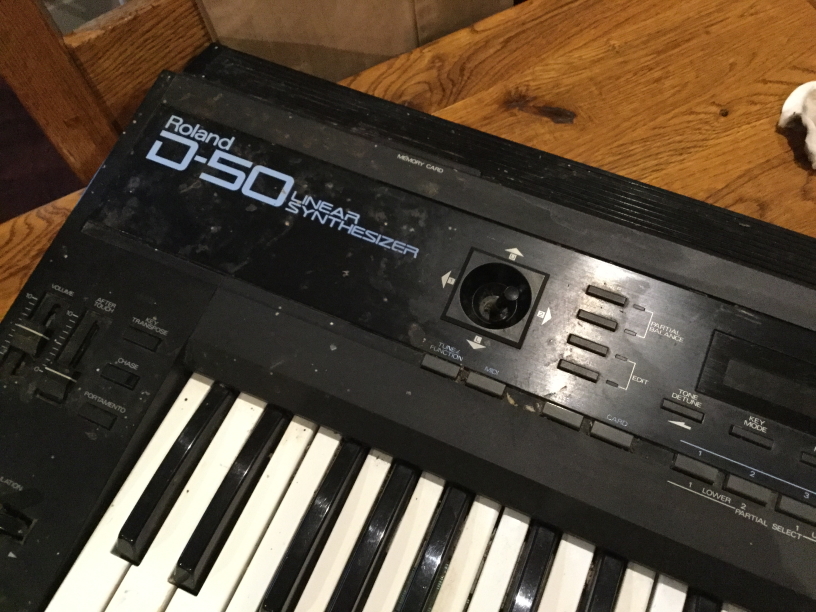 Roland D50 before repair