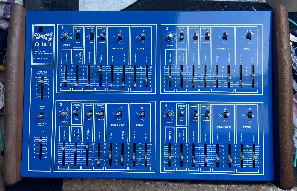 Syndrum Front panel refurbished