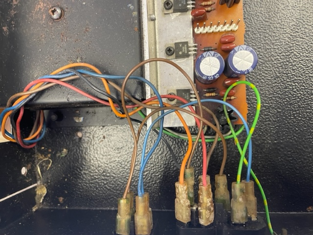 studiomaster mixdown power supply before restoration