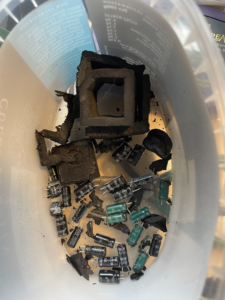 KRK Rokit6 dead capacitors