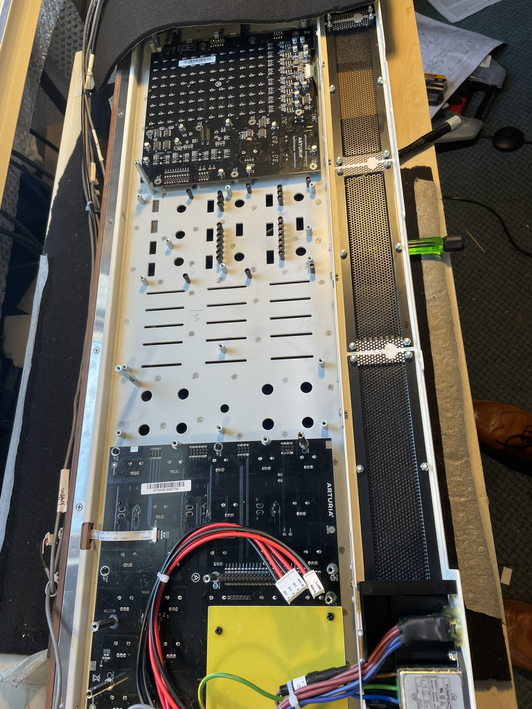 arturia polybrute damaged switch board removed