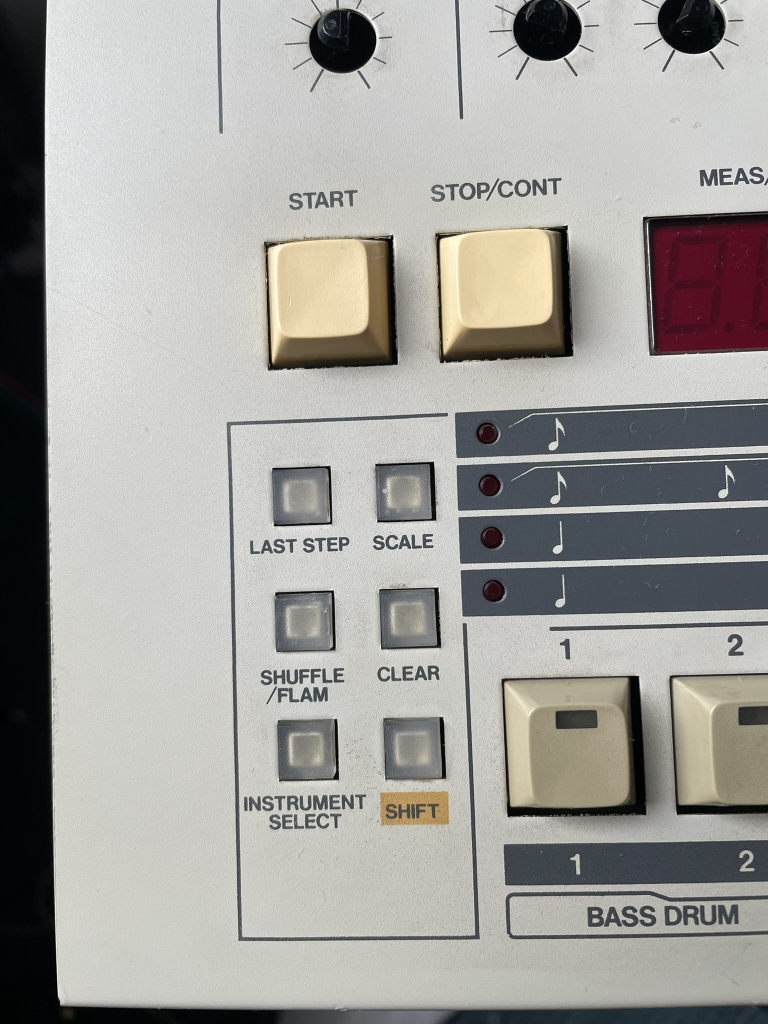 roland tr909 six program buttons not working