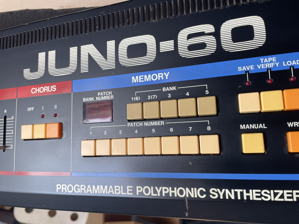 juno60 memory panel serviced