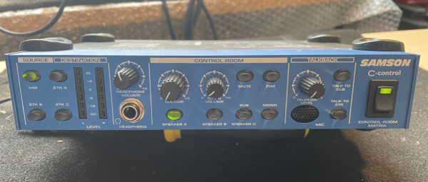 Samson C Control front panel 2