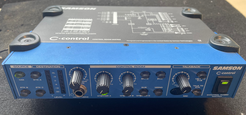 Samson C Control front panel