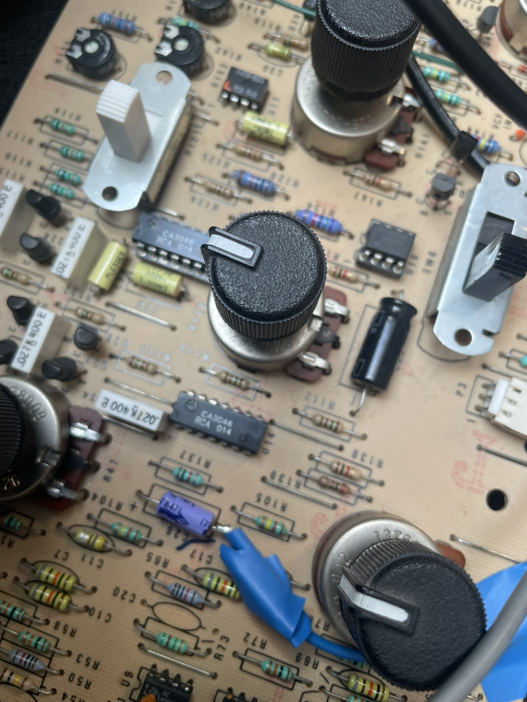 moog prodigy chips in sockets