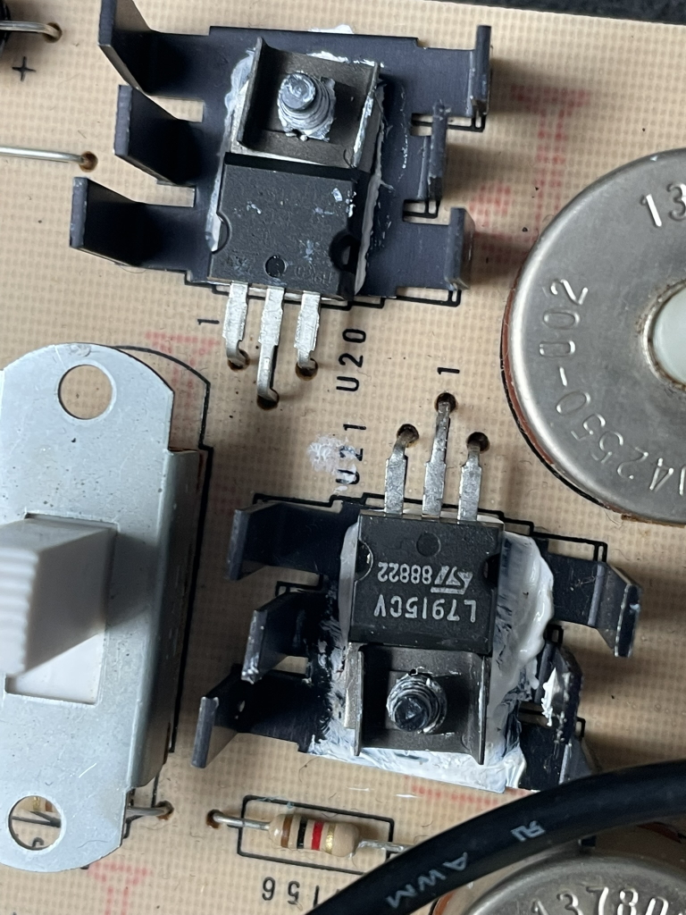 moog prodigy incorrect voltage regulator