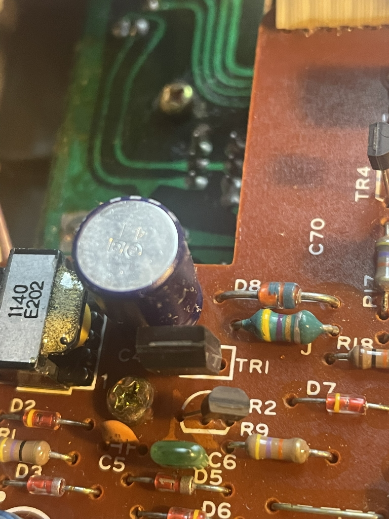 sh101 bulging capacitor