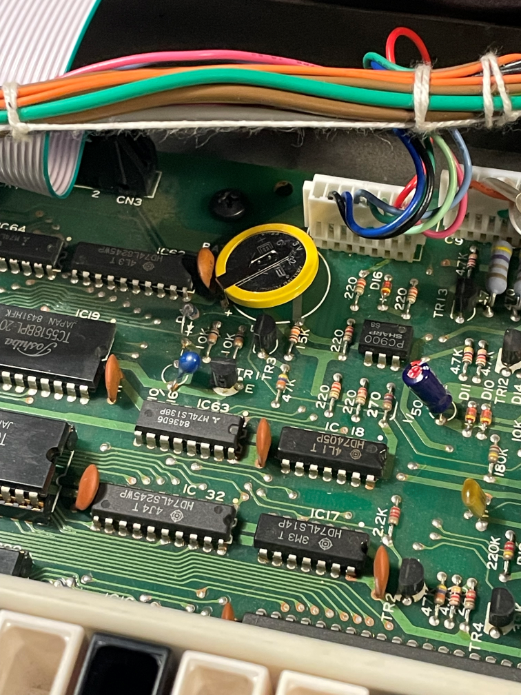 dx7 correct size battery fitted