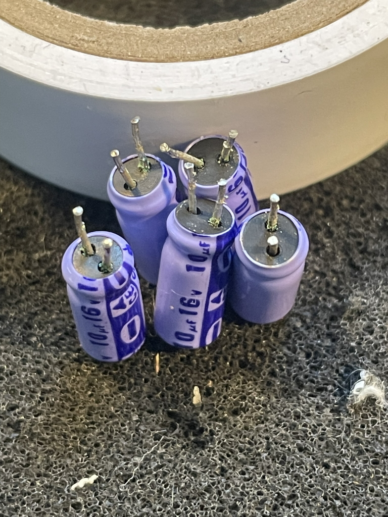 korg delta leaking electrolytic capacitors