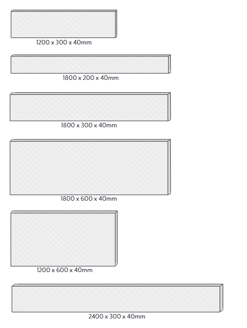 acoustic ceiling baffle standard sizes