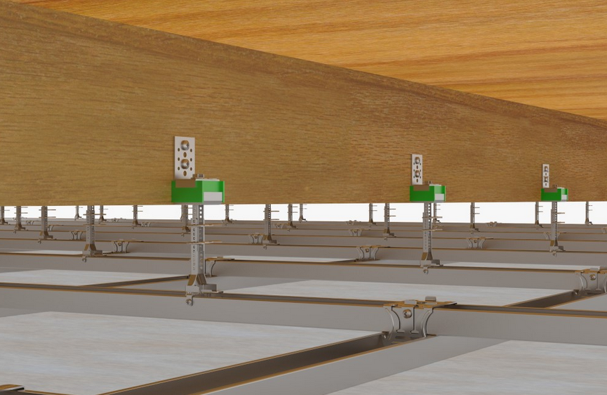 acoustic nonius hanger installation 2