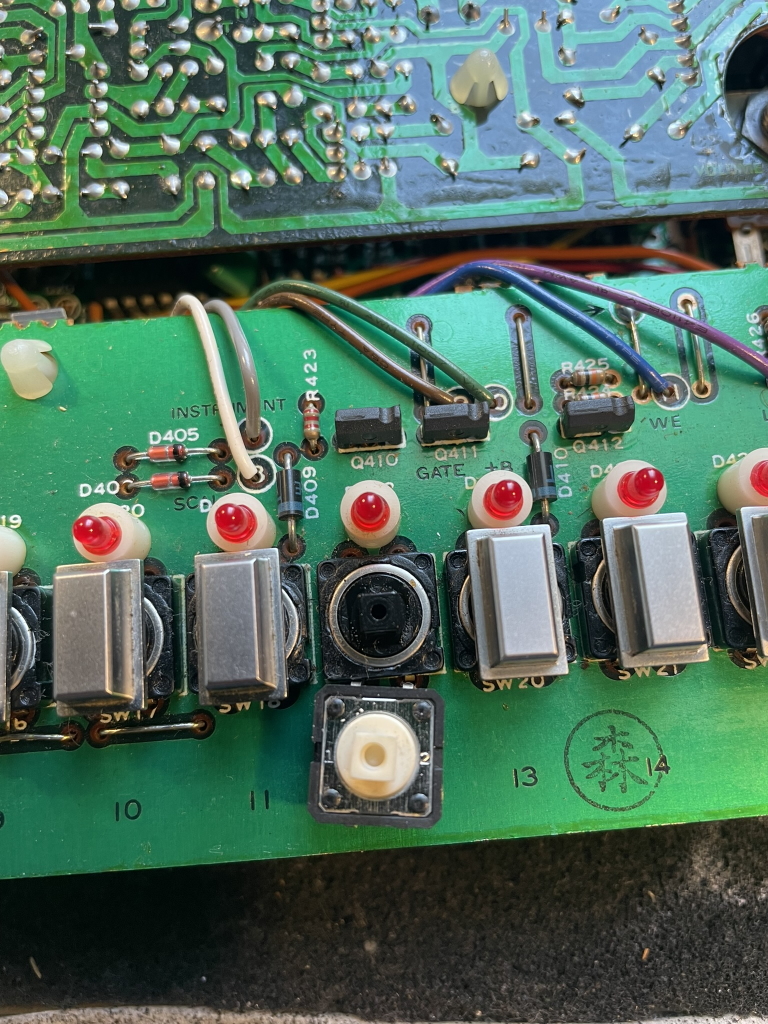roland tr606 new tactile switches