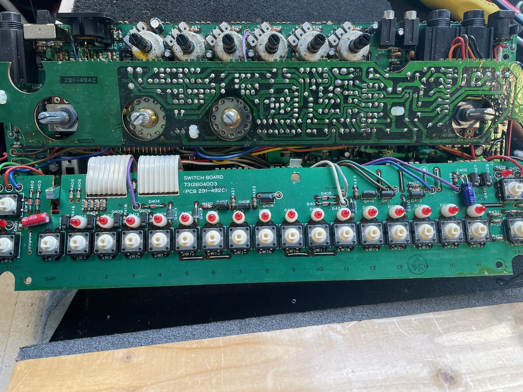 roland tr606 switchboard