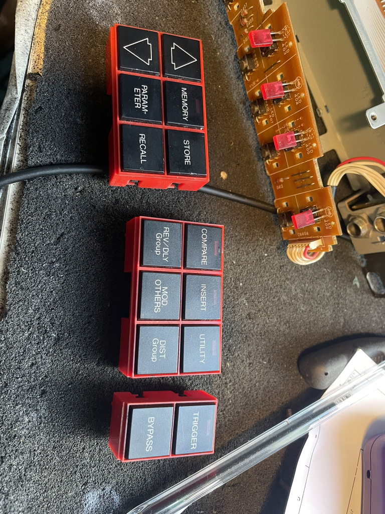 yamaha spx50D button cleaning