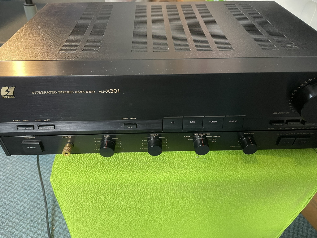 sansui au x301 front panel