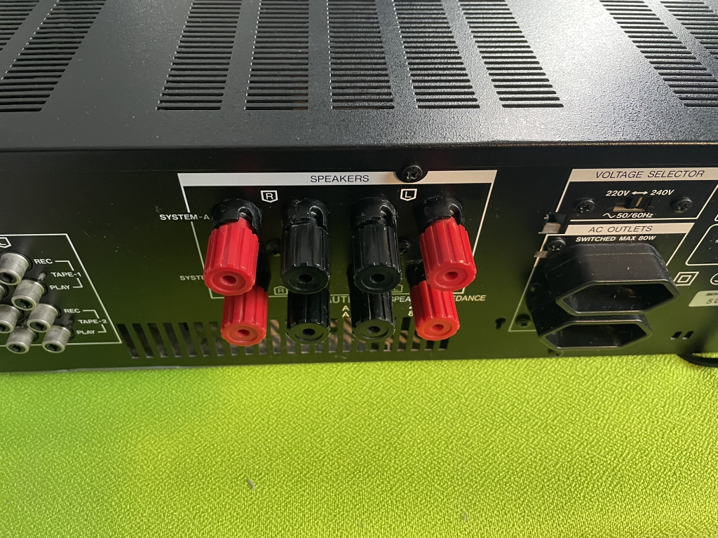 sansui au x301 rear panel